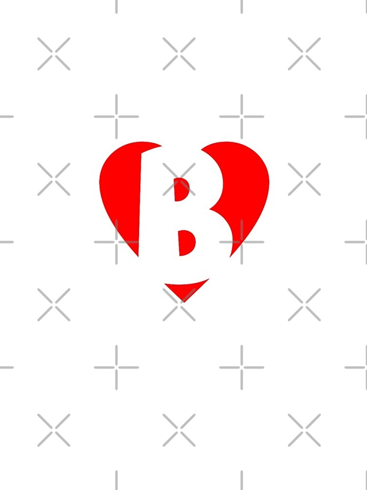 "I Love B - Heart B - Heart With Letter B" IPhone Case For Sale By ...