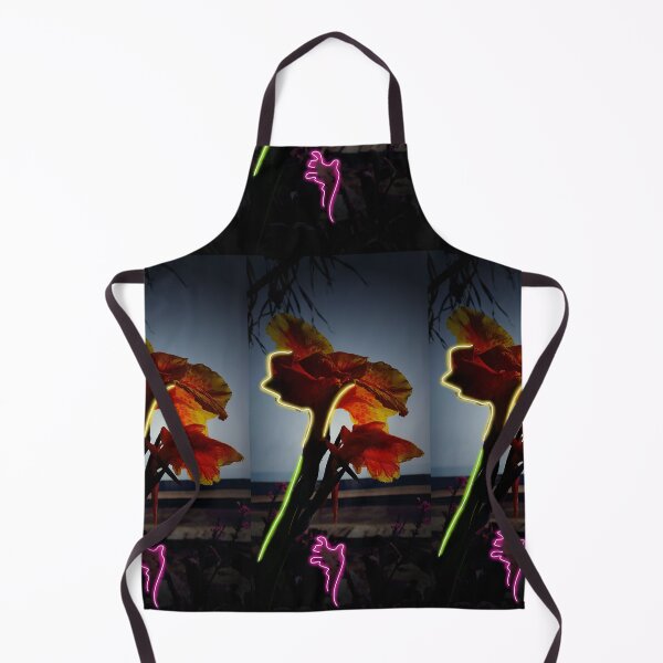 Item preview, Neon yellow flower night view designed and sold by Soumita.