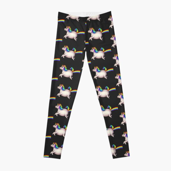 A Little Unicorny Leggings Fat Cat Lifestyle Unicorn Leggings Cute