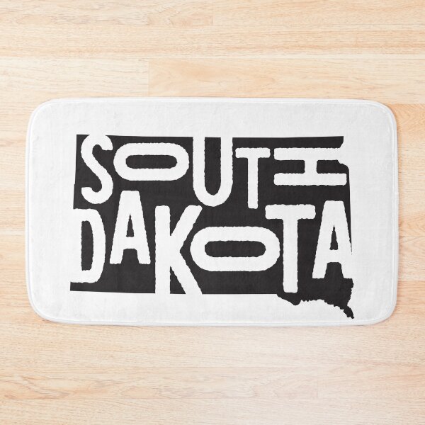 Artikelvorschau, South Dakota State Design | Abstrakte South Dakota Schriftzuggrafik | South Dakota Geschenk | South Dakota Karte entworfen und verkauft von crookedriverusa.