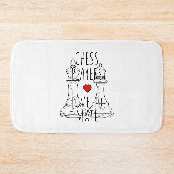 Item preview, Chess Players Love To Mate | Funny Chess Quote designed and sold by CozyMarket.