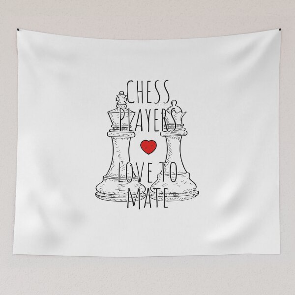 Item preview, Chess Players Love To Mate | Funny Chess Quote designed and sold by CozyMarket.