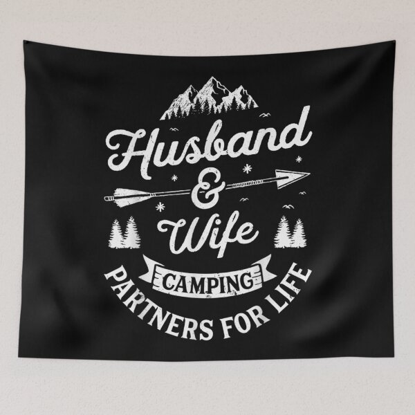 Item preview, Husband and Wife Camping Partners For Life Men Women  designed and sold by Laren-Fashion.