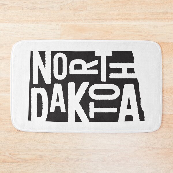 Item preview, North Dakota State Design | Abstract North Dakota Lettering Graphic | North Dakota Gift | North Dakota Map  designed and sold by crookedriverusa.