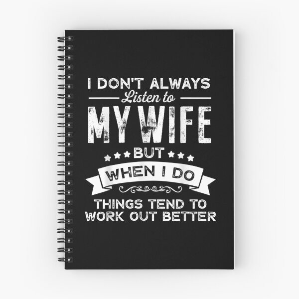 Item preview, I Don't Always Listen To My Wife Funny Gift For Husband designed and sold by Laren-Fashion.