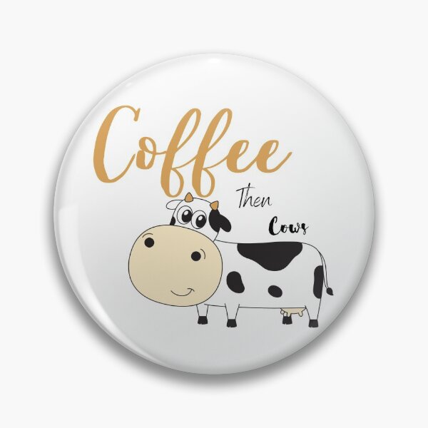 Item preview, Coffee Then Cows funny designed and sold by sabirlhc.