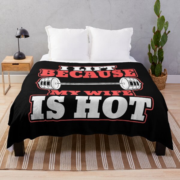 Item preview, I Lift Because My Wife is Hot Gym Fitness designed and sold by Laren-Fashion.