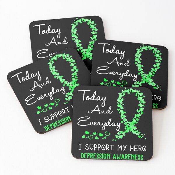 Item preview, Today and Everyday I Support My Hero Depression Awareness designed and sold by ArangoaStore.