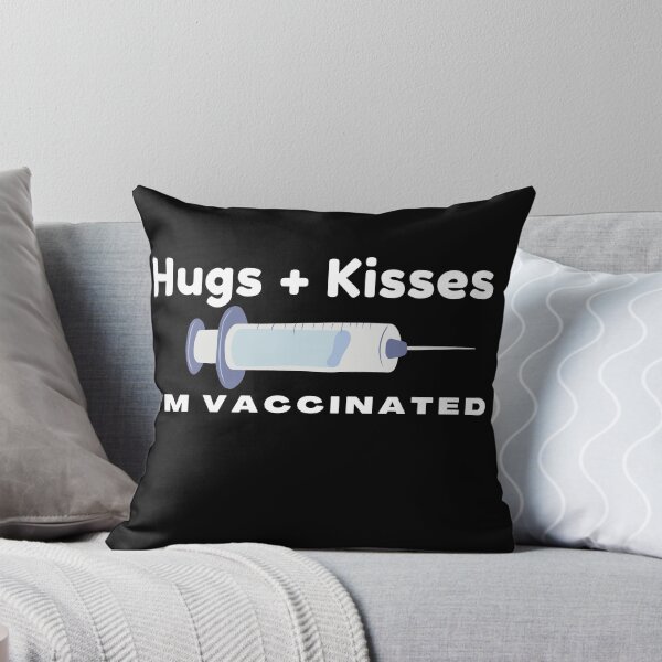 Item preview, Hugs and Kisses I Am Vaccinated T-shirt designed and sold by Johnny Khoury.