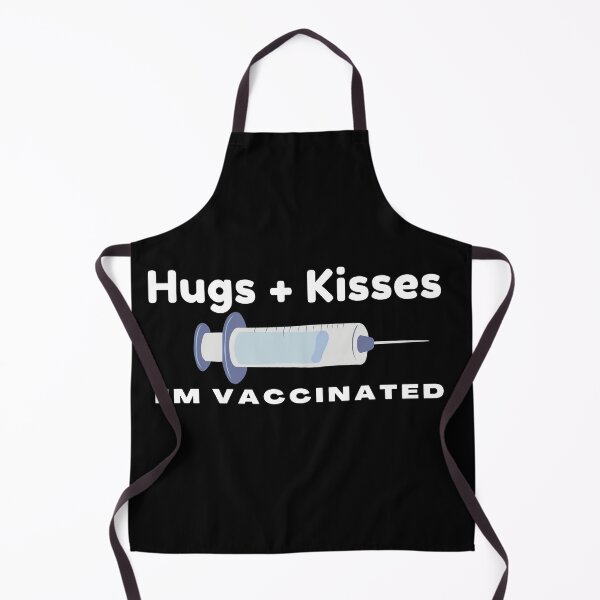 Item preview, Hugs and Kisses I Am Vaccinated T-shirt designed and sold by Johnny Khoury.