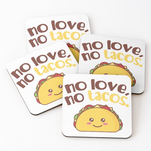 Item preview, No Love No Tacos designed and sold by pintsandquarts.