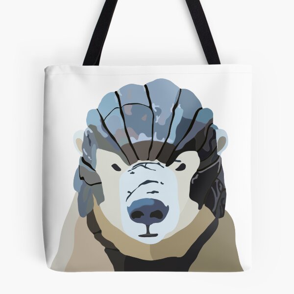 Item preview, Armored Bear Face designed and sold by RockyCreekArt.