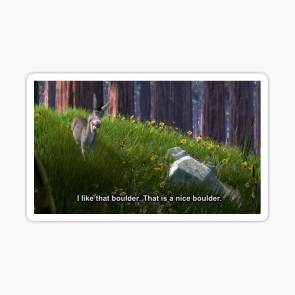 Item preview, Donkey I like that Boulder, That is a nice boulder. designed and sold by reesls.
