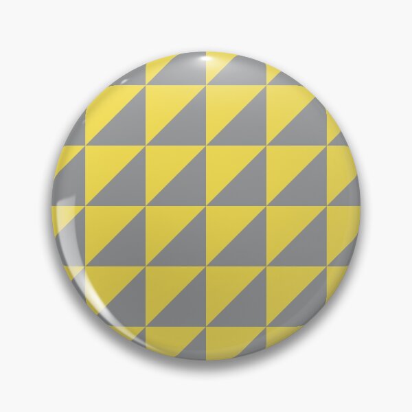 Item preview, Minimal geometric pattern with triangles in yellow and gray designed and sold by acidmit.