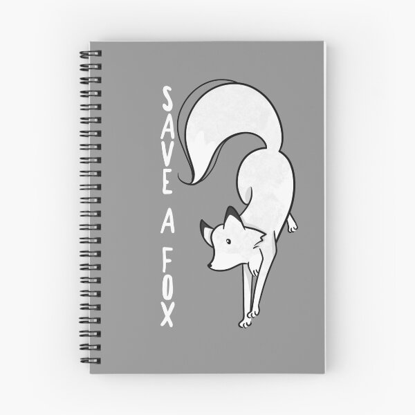 Item preview, Save a  white fox designed and sold by CricketDoodles.