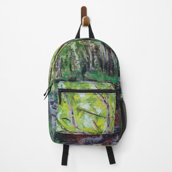 Item preview, Pastel Painting | Walking path in summer green forest designed and sold by iswenyi.