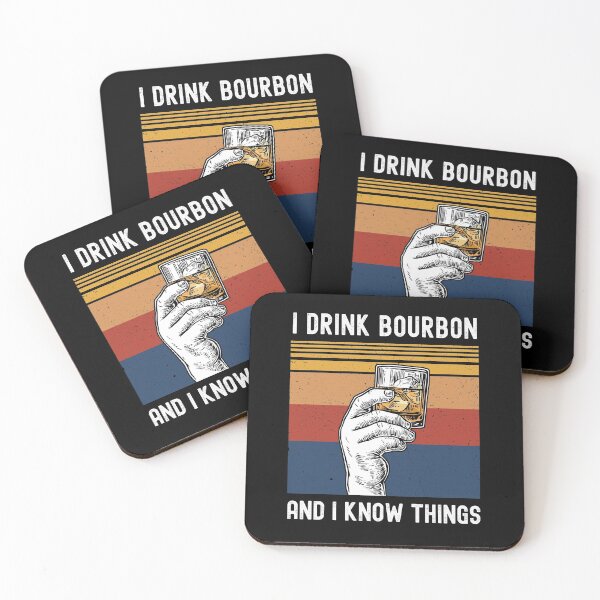 Item preview, I Drink Bourbon And I Know Things designed and sold by silverhexagon.