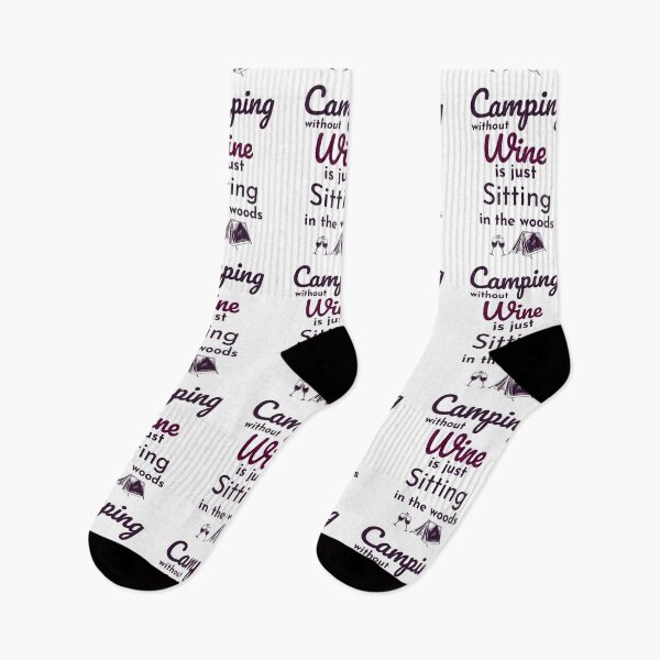 Item preview, Camping Funny Saying Campers Camp Wine Lovers Gift designed and sold by TastefulTees.