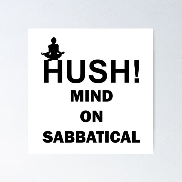 Item preview, Hush! Mind On Sabbatical designed and sold by my-green-gecko.