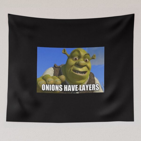 Item preview, Shrek Onions Have Layers designed and sold by reesls.