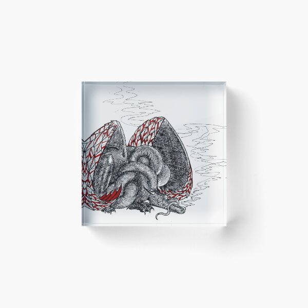 Artikelvorschau, Der Drache schlummert entworfen und verkauft von Whitdoodles.