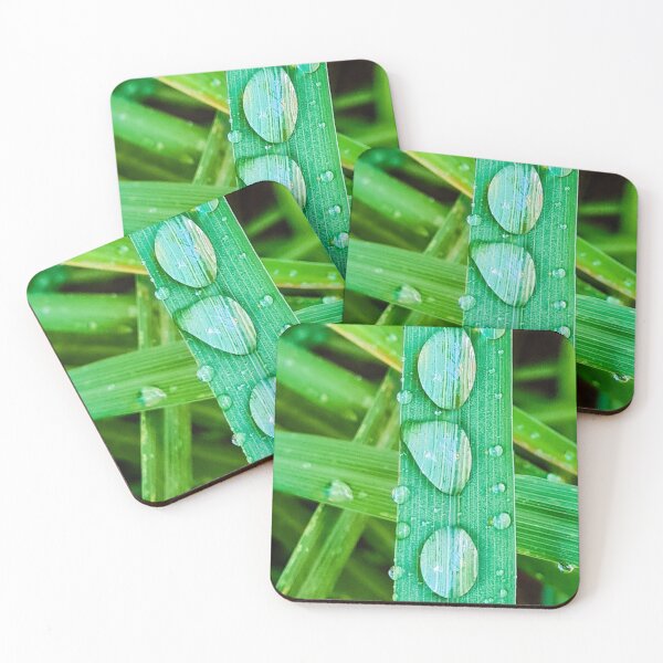 Item preview, Morning Dew Water Droplets on Lemongrass Leaves designed and sold by DCapparels.