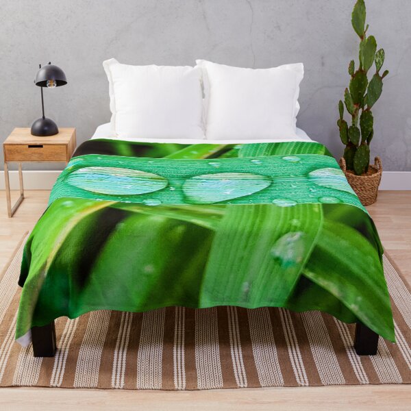 Item preview, Morning Dew Water Droplets on Lemongrass Leaves designed and sold by DCapparels.