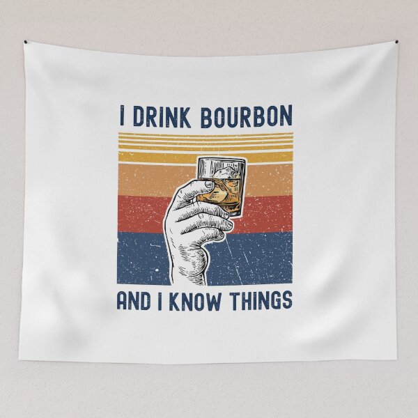Item preview, I Drink Bourbon And I Know Things designed and sold by silverhexagon.
