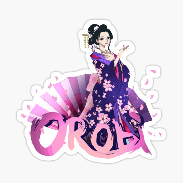 Pegatina «O-robi Nico Robin Edición Geisha» de LiuLing | Redbubble