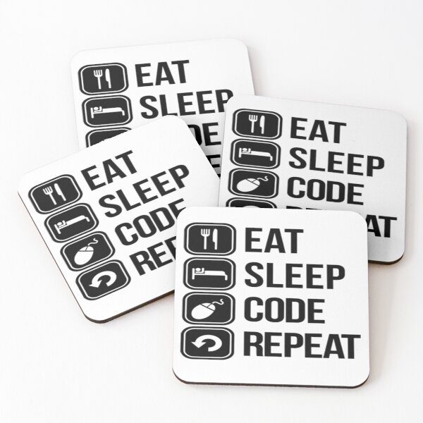 Item preview, Eat sleep code repeat designed and sold by JimTsig.