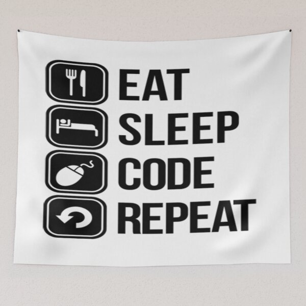 Item preview, Eat sleep code repeat designed and sold by JimTsig.
