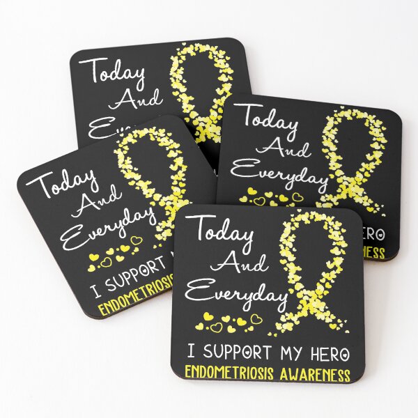 Item preview, Today and Everyday I Support My Hero Endometriosis Awareness designed and sold by ArangoaStore.