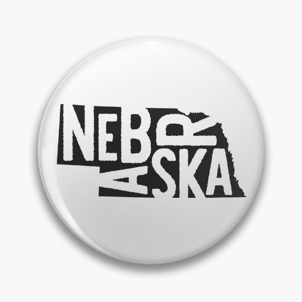 Artikelvorschau, Nebraska State Design | Abstrakte Nebraska-Beschriftungsgrafik | Nebraska Geschenk | Nebraska Karte entworfen und verkauft von crookedriverusa.
