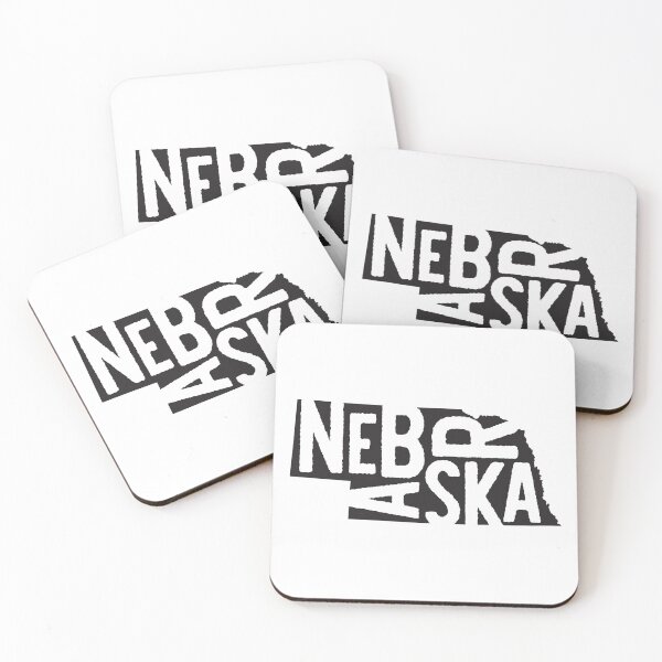 Item preview, Nebraska State Design | Abstract Nebraska Lettering Graphic | Nebraska Gift | Nebraska Map  designed and sold by crookedriverusa.
