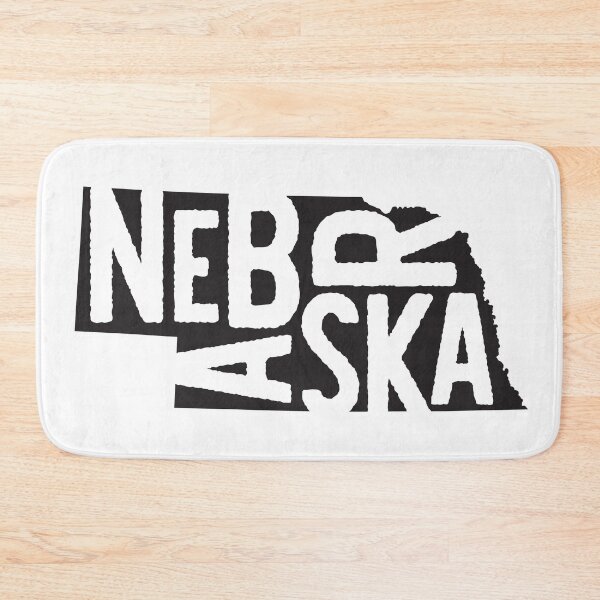 Item preview, Nebraska State Design | Abstract Nebraska Lettering Graphic | Nebraska Gift | Nebraska Map  designed and sold by crookedriverusa.