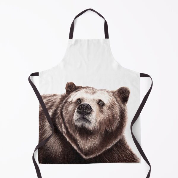 Item preview, Realistic Brown bear Drawing designed and sold by Sabrina Jones.