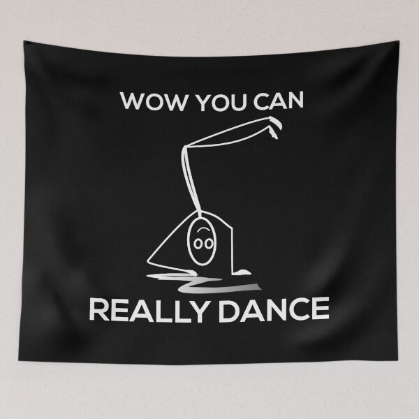 Item preview, Wow you can really dance (white version) designed and sold by kickwear-com.
