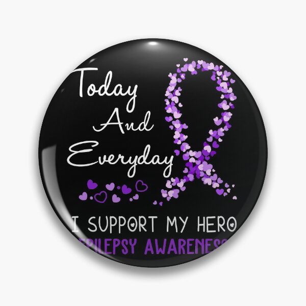 Item preview, Today and Everyday I Support My Hero Epilepsy Awareness designed and sold by ArangoaStore.