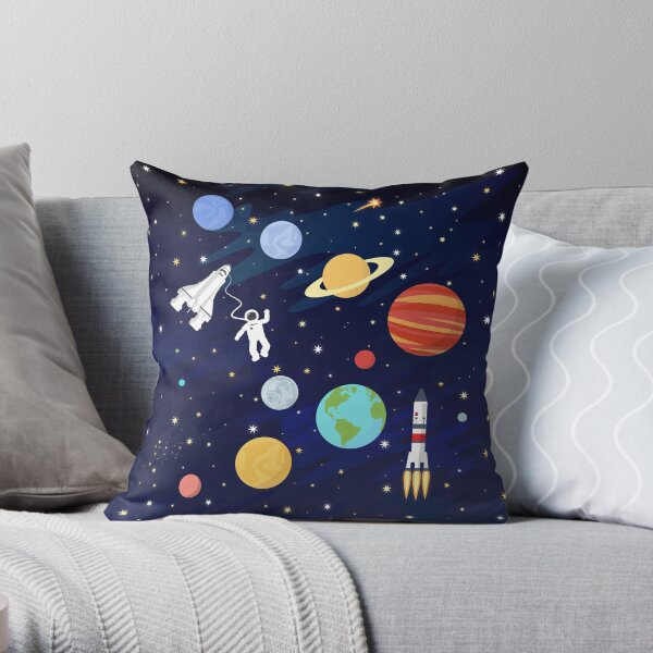 In space Throw Pillow