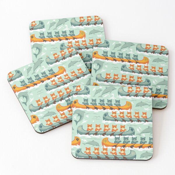 Item preview, Canoe Paddling Race designed and sold by kittyartstudio.