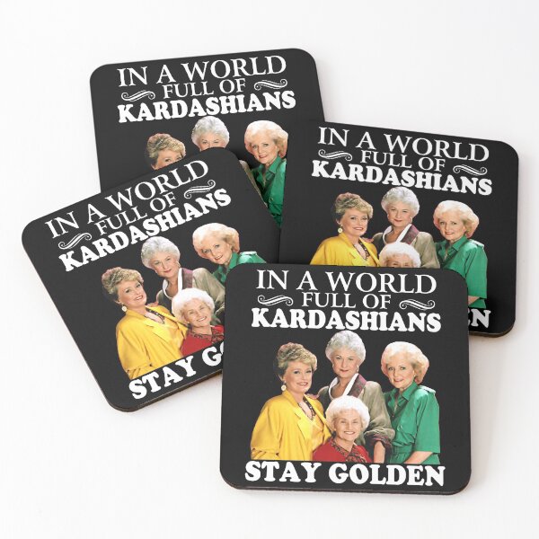 Aperçu de l'œuvre Dans un monde plein de Kardashians, restez graphique d'or créée et vendue par LewisStevens.