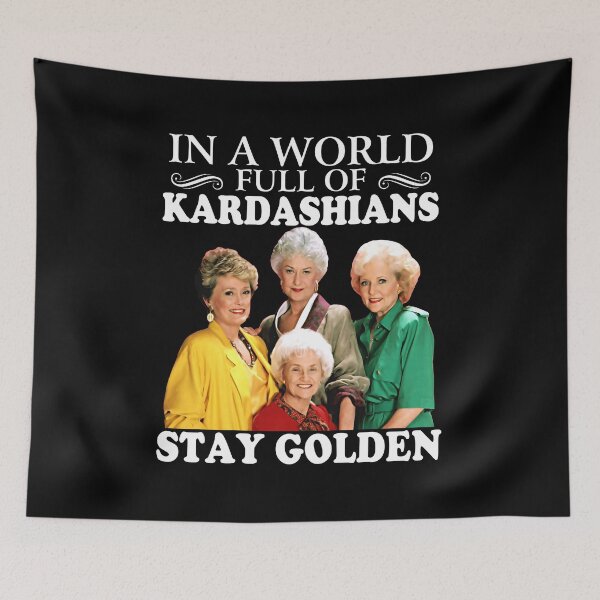 Artikelvorschau, In einer Welt voller Kardashianer bleibt goldene Grafik entworfen und verkauft von LewisStevens.