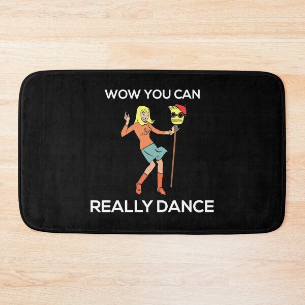 Item preview, Wow you can really dance colorful (white version) designed and sold by kickwear-com.