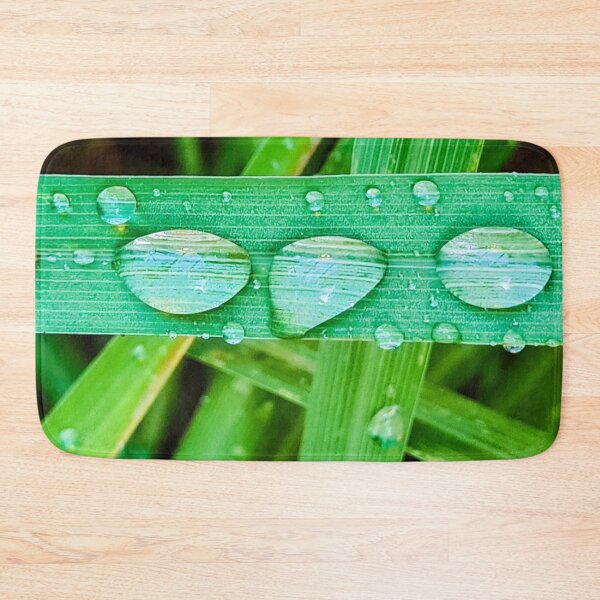 Item preview, Morning Dew Water Droplets on Lemongrass Leaves designed and sold by DCapparels.