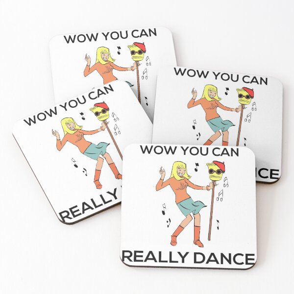 Item preview, Wow you can really dance colorful designed and sold by kickwear-com.