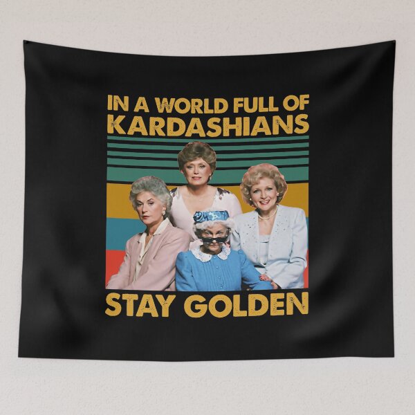 Aperçu de l'œuvre Dans le monde plein de Kardashians rester Golden Vintage créée et vendue par LewisStevens.