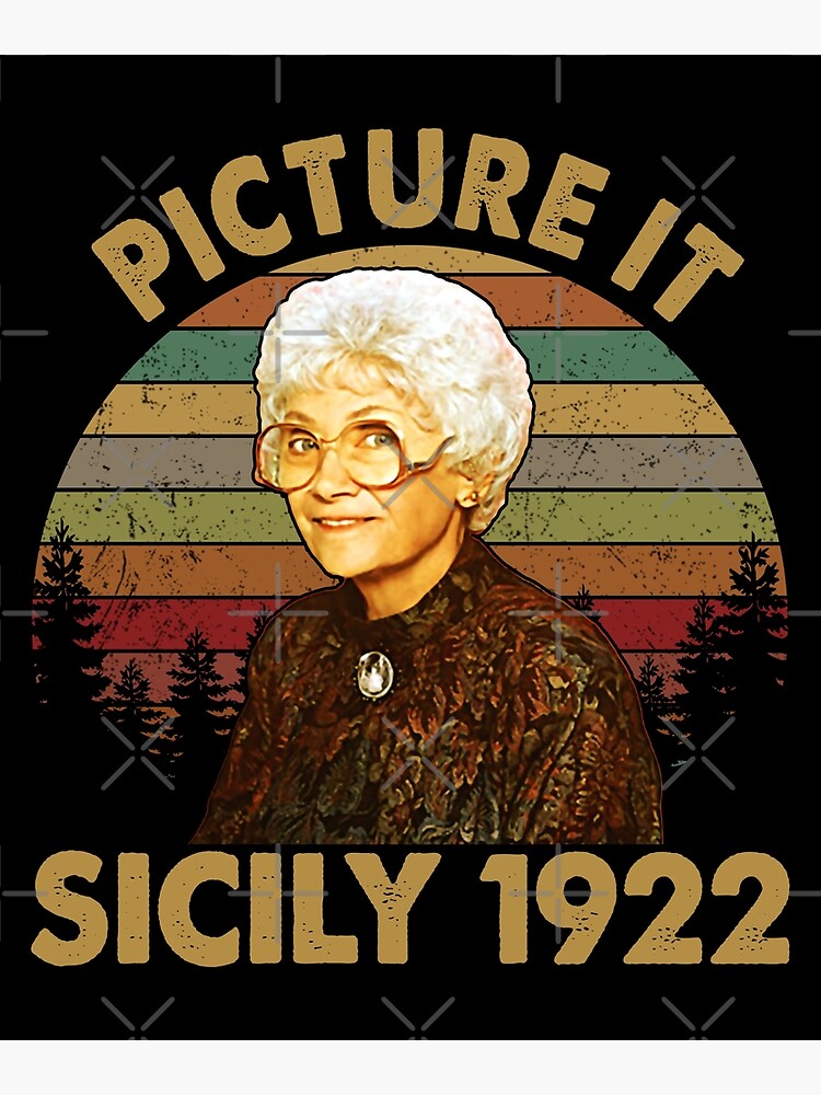 Picture It Sicily 1922 Vintage Retro The Golden Girls Rose Dorothy Blanche Greeting Card