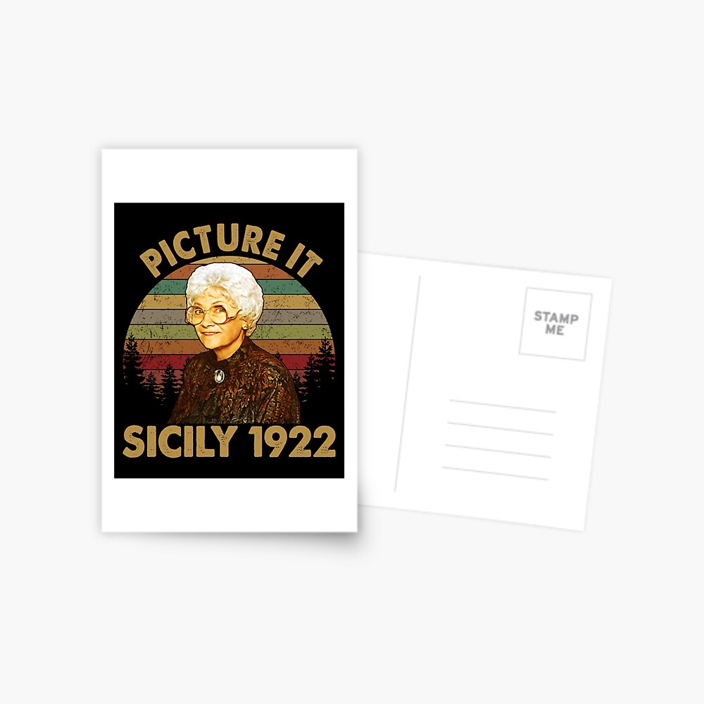 Picture It Sicily 1922 Vintage Retro The Golden Girls Rose Dorothy Blanche Greeting Card
