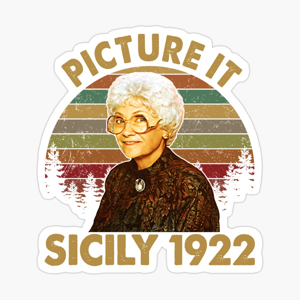 Picture It Sicily 1922 Vintage Retro The Golden Girls Rose Dorothy Blanche Greeting Card