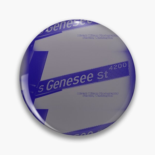 Item preview, Genesee Street, Seattle, Washington by Mistah Wilson designed and sold by The Street Sign Store.